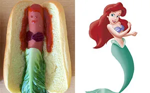 Disney Princesses Reimagined As Hot Dogs