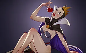 I Illustrated Disney Villains As Pin-Up Girls