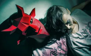 We Organized An Eerie Halloween Photo Shoot Wearing Hand-Made Masks