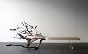 "Fallen Tree" Bench Perfectly Illustrates Where It Came From