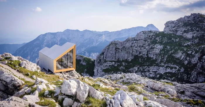 Cozy Alpine Shelter For Climbers That We Built On Slovenian Alps