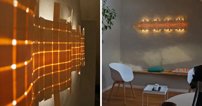 I Designed This Freaky Wave Wall Lamp