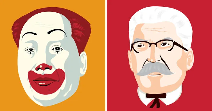 Dictators As Fast Food Mascots Show That We Are Still Free To Eat Well