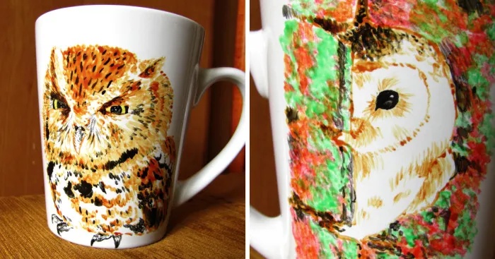 I Paint Animals On Boring Cups To Make Them Special
