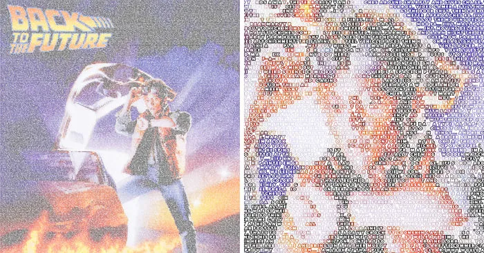 To Celebrate Back To The Future Day, I Recreated The Posters Using Their Scripts
