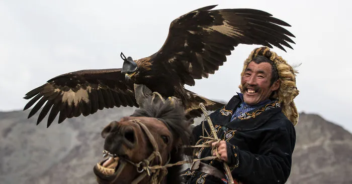 Moments From The Golden Eagle Festival In Mongolia