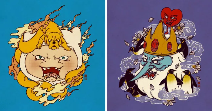 I Create Tattoo Art Inspired By Adventure Time And Japan