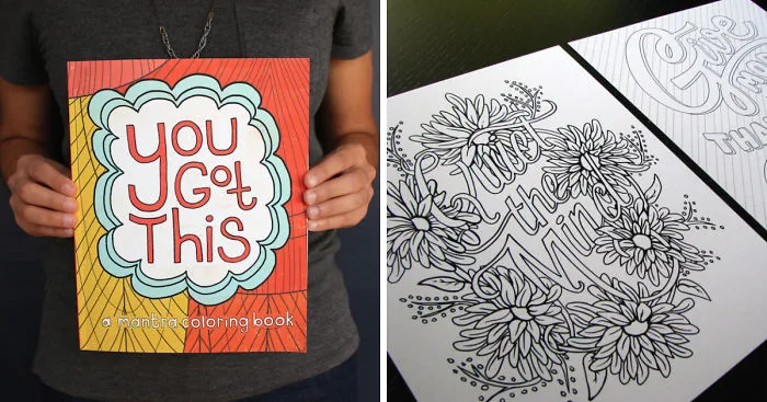 A Mantra Coloring Book Is Your New Way To Deal With Stress