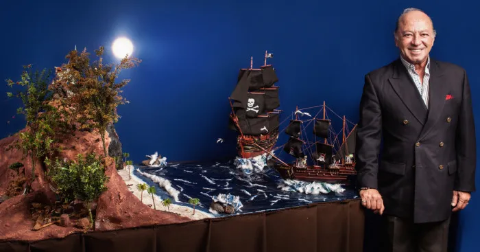 My Dad Made A Scale-model Of The World Of Pirates He Made Up To Tell Us Bedtime Stories
