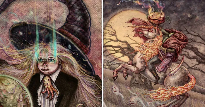 I Created Some Halloween Illustrations For This Year's Month Of Fear