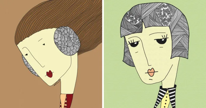 I Give Faces And Personalities To My Signature Patterns