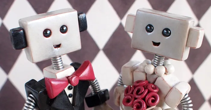 I Make Robots Out Of Clay, Wire And Paint