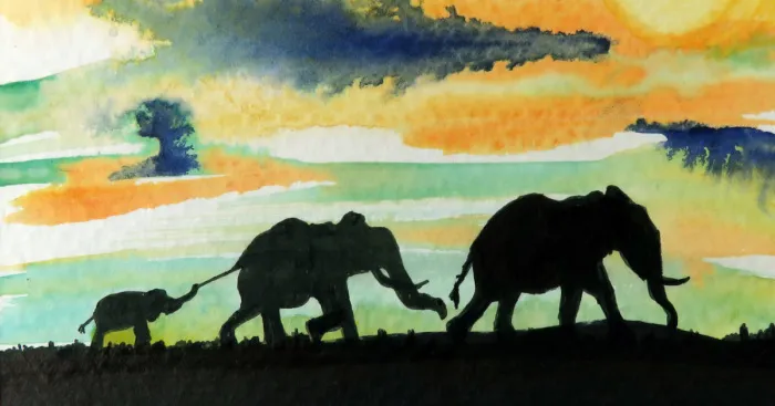 I Painted 96 Elephants In One Day To Honor Their Deaths In Africa