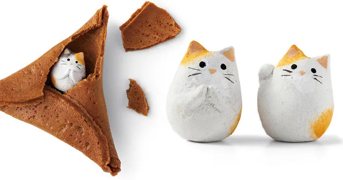 Japan Created A Purrfect Alternative To Fortune Cookies - Fortune Cat Rice Crackers