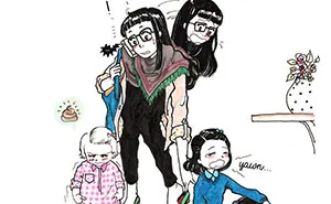 I Documented My Days With My Children By Drawing A Series Of Comic Strips
