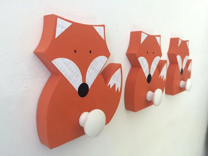 Fox Wall Hooks