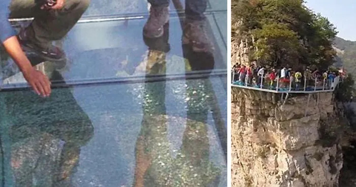 3,500-Ft-High Glass Walkway Cracks Under Visitors' Feet