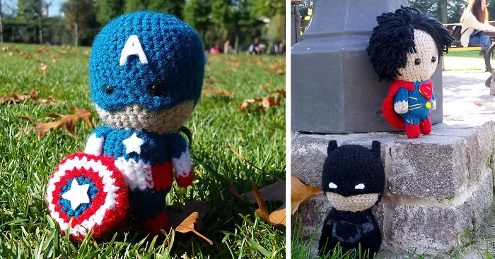 I Crochet Tiny Superheroes And Carry Them With Me So They'd Save My Day
