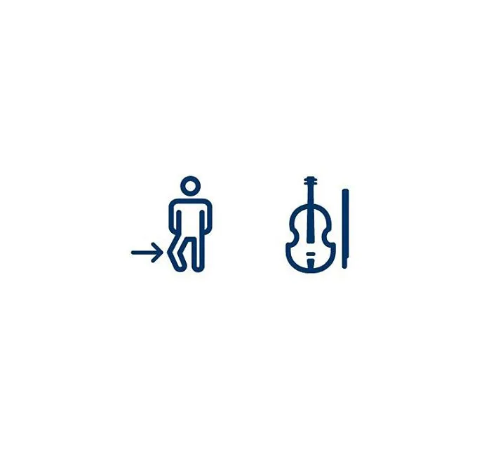 Cello (Knéfiðla) = Knee + Violin