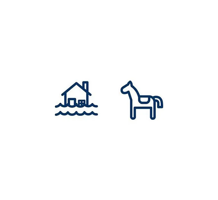 Hippopotamus (Flóðhestur) =  Flood + Horse