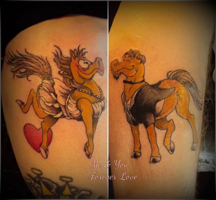 53 Brave Couples Who Chose Matching Wedding Tattoos Instead Of Rings
