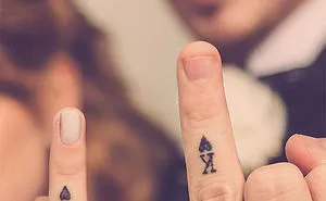 53 Brave Couples Who Chose Matching Wedding Tattoos Instead Of Rings