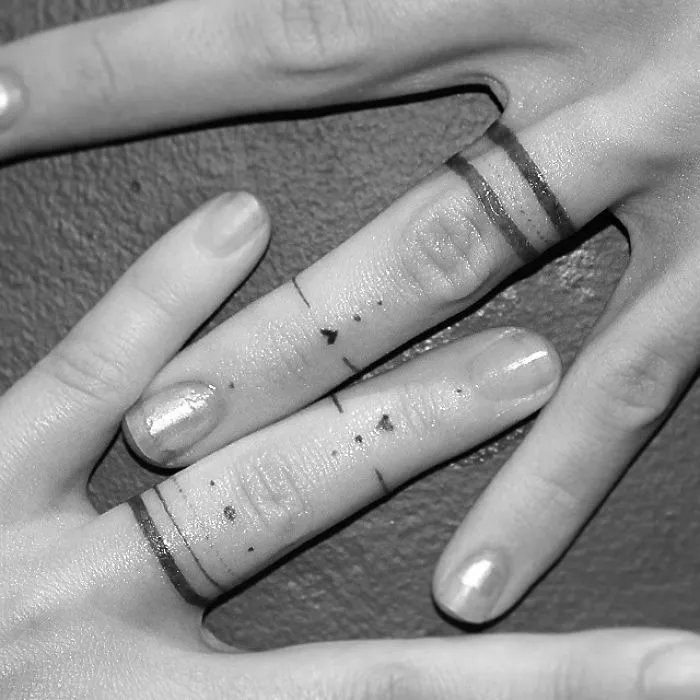 53 Brave Couples Who Chose Matching Wedding Tattoos Instead Of Rings