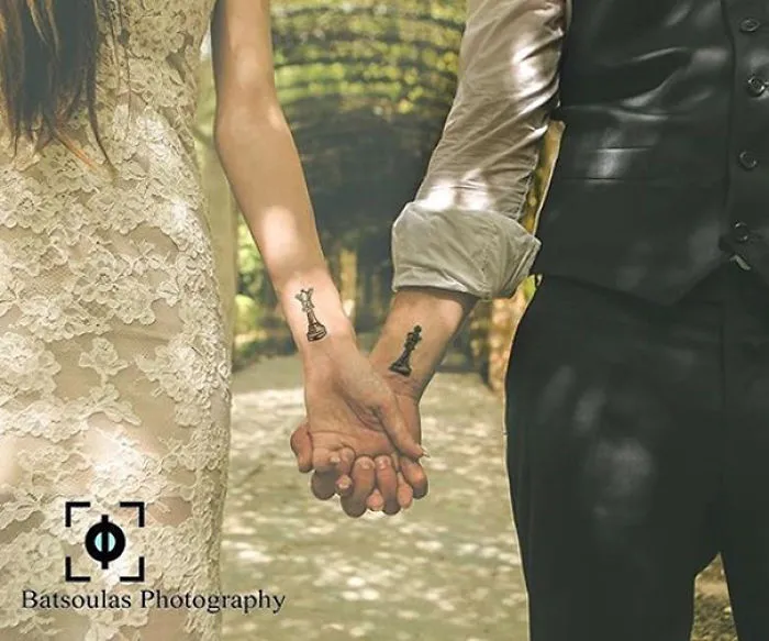 53 Brave Couples Who Chose Matching Wedding Tattoos Instead Of Rings