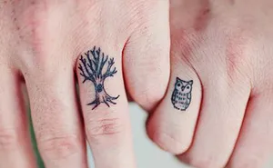 53 Brave Couples Who Chose Matching Wedding Tattoos Instead Of Rings