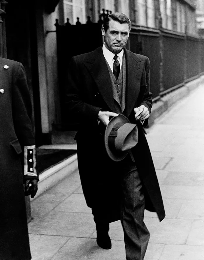 Cary Grant Stops In London On His Way Home To Bristol To Visit His Mother (1946)