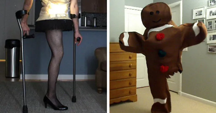 Every Halloween, This One-Legged Guy Makes A Halloween Costume. He Just Revealed His Newest Idea