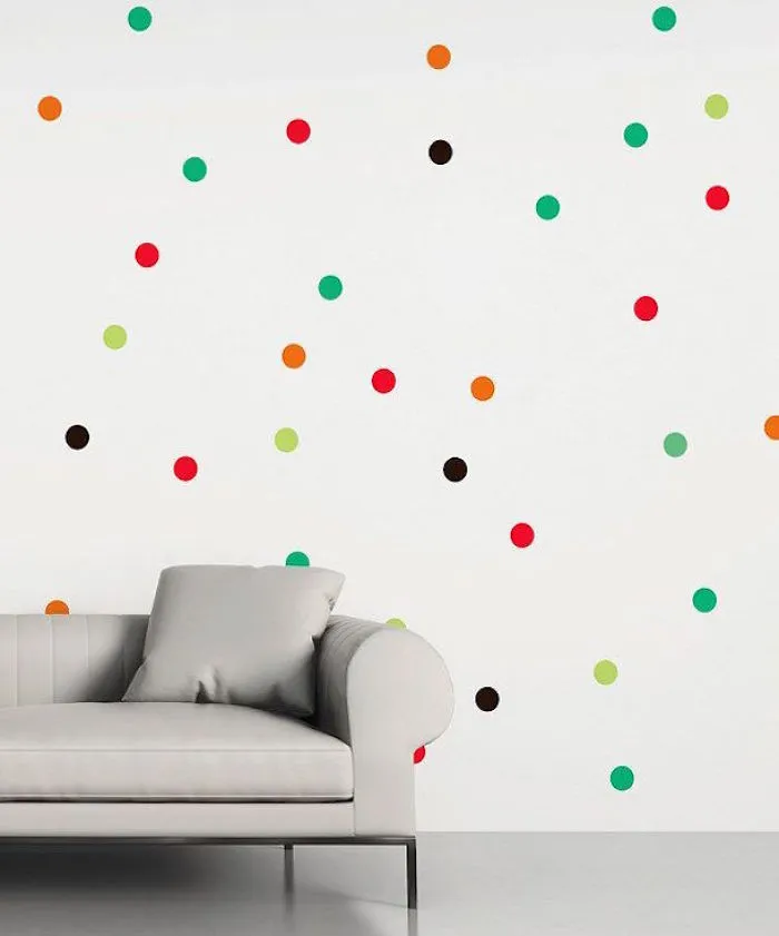 Polka Dots In Rainbow Colours