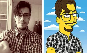 I Simpsonize Random People's Photos To Make Them Smile