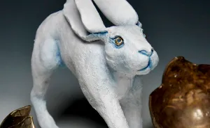 6 Bronze And Ceramic Hares Explore Different Cultures