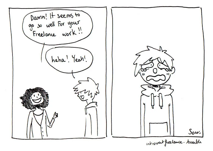 The Daily Struggles Of An Anxious Freelancer