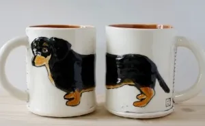 I Carve Mugs With Dogs' Images To Show Their Unique Characters