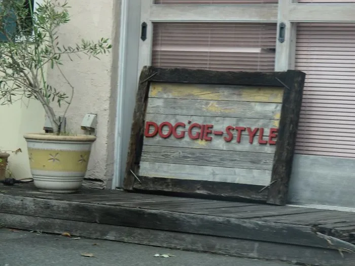 The Sign Says It All.