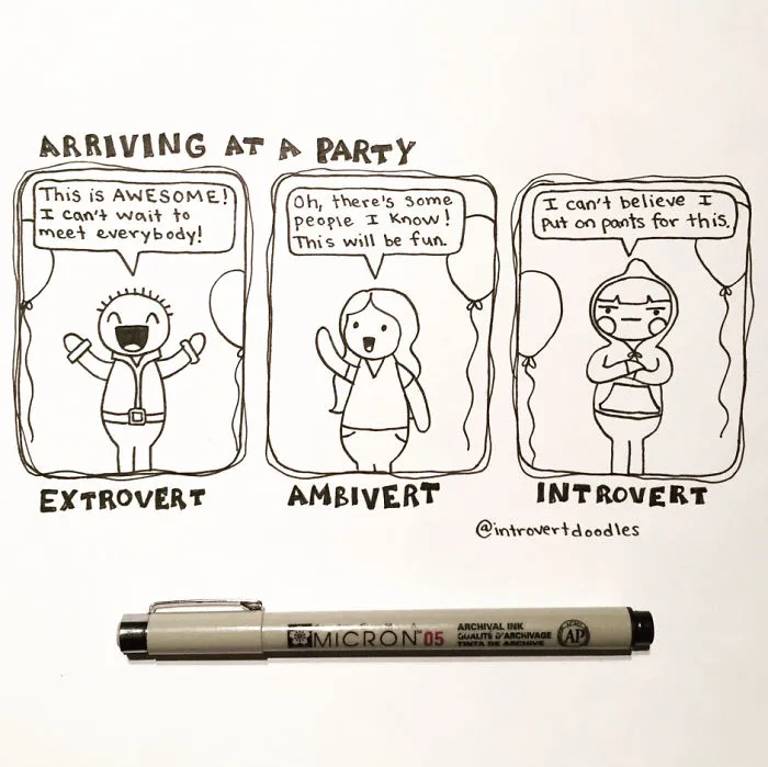 Arriving At A Party