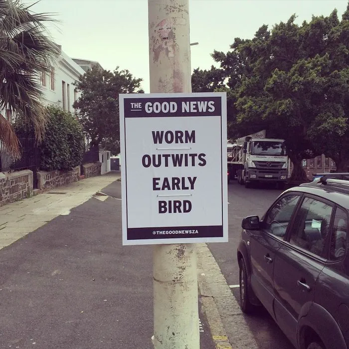 We Spread Good News Around Cape Town Because We're Fed Up With Negative News