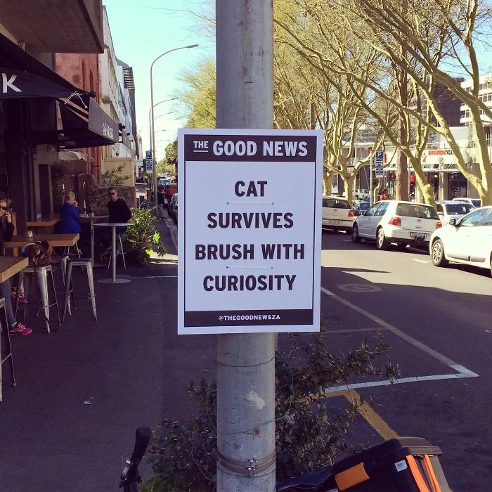 We Spread Good News Around Cape Town Because We're Fed Up With Negative News