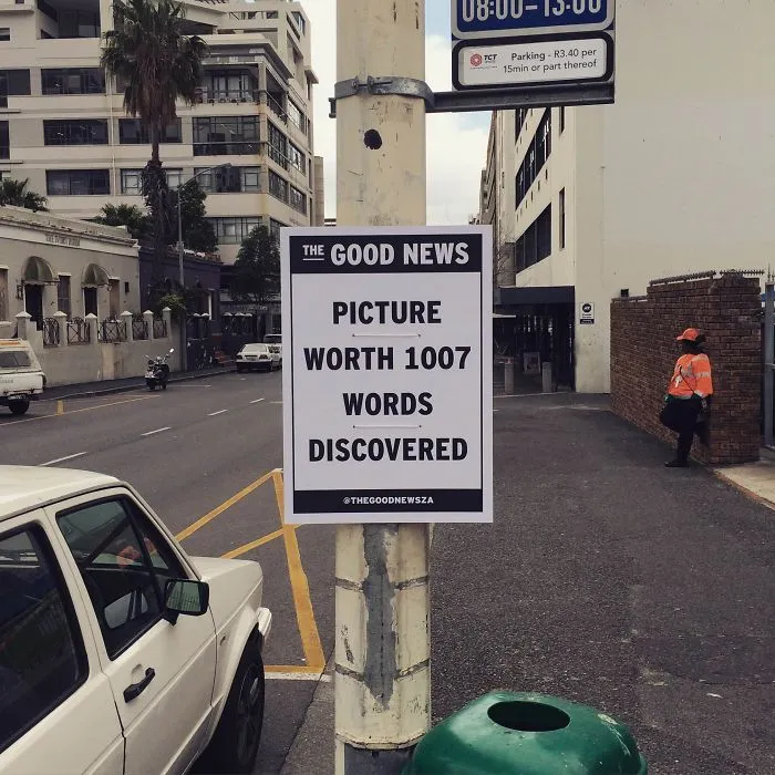 We Spread Good News Around Cape Town Because We're Fed Up With Negative News