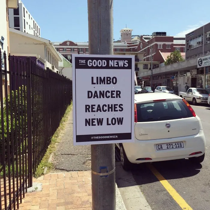 We Spread Good News Around Cape Town Because We're Fed Up With Negative News