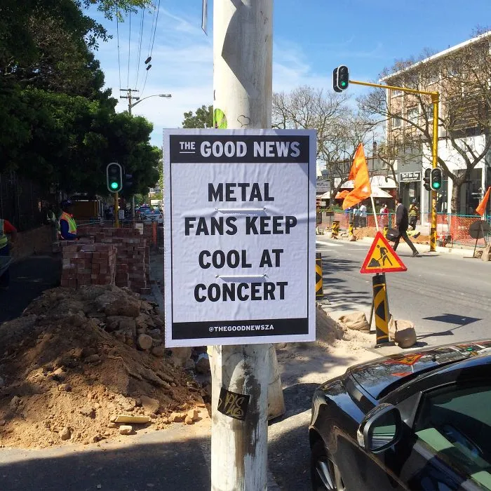 We Spread Good News Around Cape Town Because We're Fed Up With Negative News
