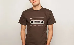 After Looking At Hundreds Of Cassettes, I Designed Five Iconic Tape Shirts.