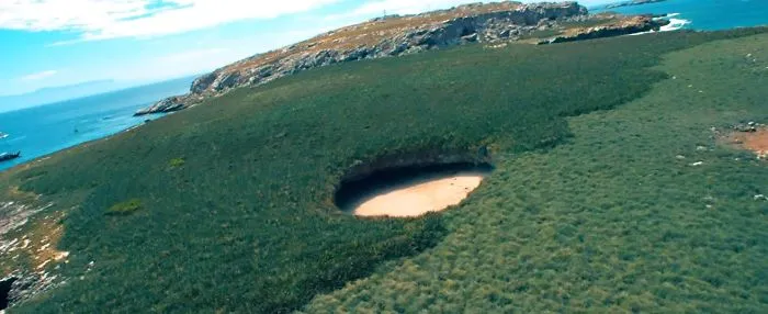 Underground Beach.