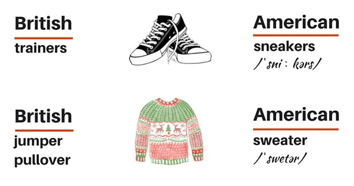 British English Vs American English: 24 Differences Illustrated