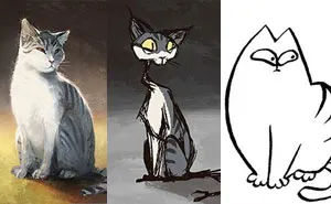 Artist Draws Her Cat In 12 Different Styles From Disney To Tim Burton