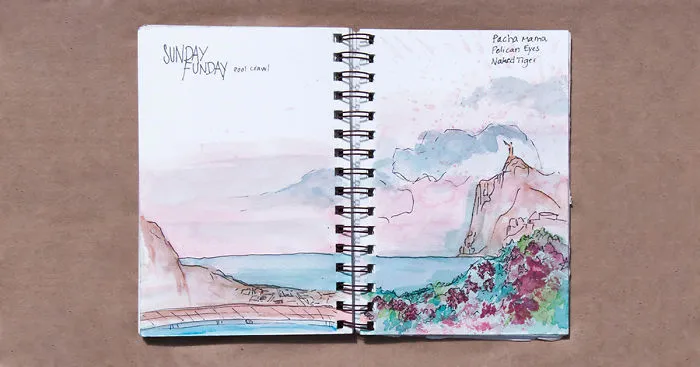 Travel Sketchbook Of My Trip To Central America