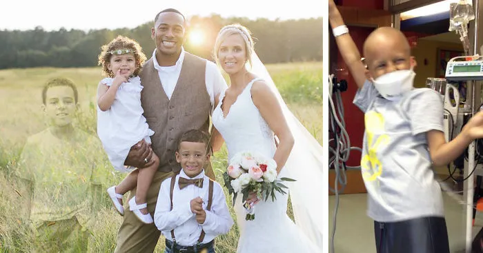 Mom Honors  Her Dead 8-Year-Old Son In Heartbreaking Wedding Pics