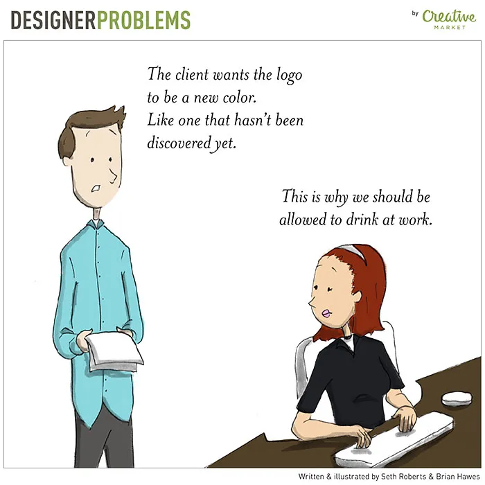 21 Designer Problems Turned Into Funny Comics